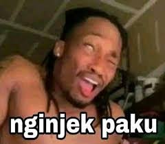 Sticker meme NGINJEK PAKU - Download PNG di doksli.site