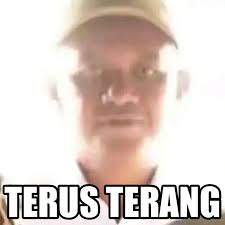 Sticker meme TERUS TERANG - Download PNG di doksli.site