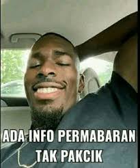 Sticker meme ADA INFO PERMABARAN TAK PAKCIK - Download PNG di doksli.site