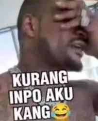 Sticker meme KURANG INPO AKU KANG - Download PNG di doksli.site