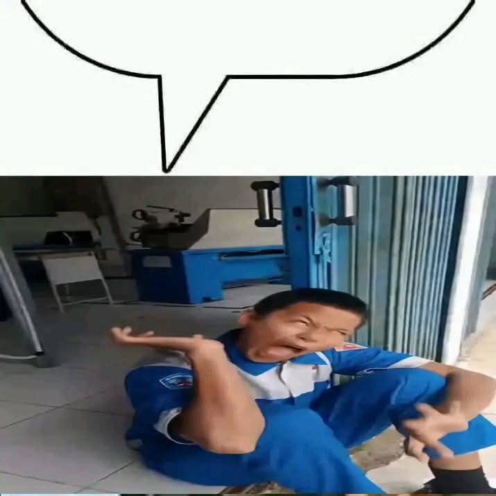 Sticker meme bubble chat orang yapping - Download PNG di Doksli