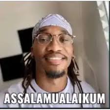 Sticker meme ASSALAMUALAIKUM - Download PNG di doksli.site